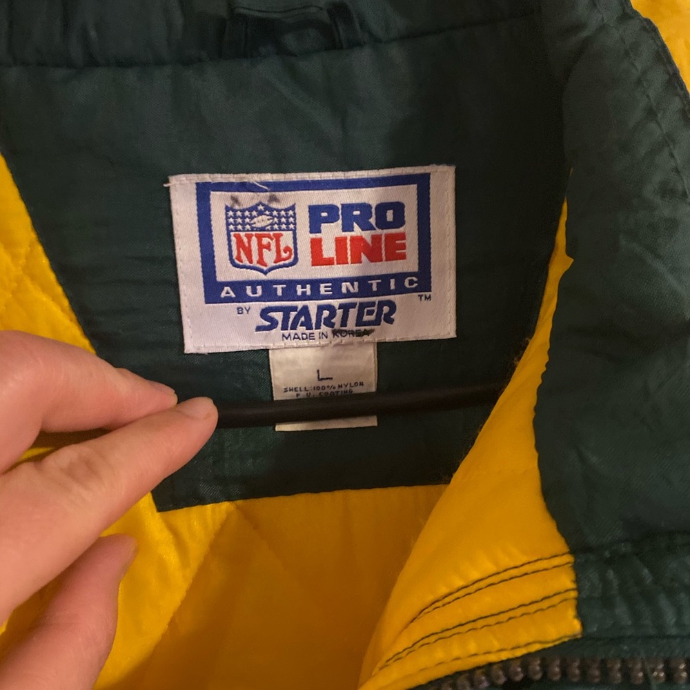 Vintage Starter Green Bay Packers jacket Signed by 4 Players - Picture 6 of 6